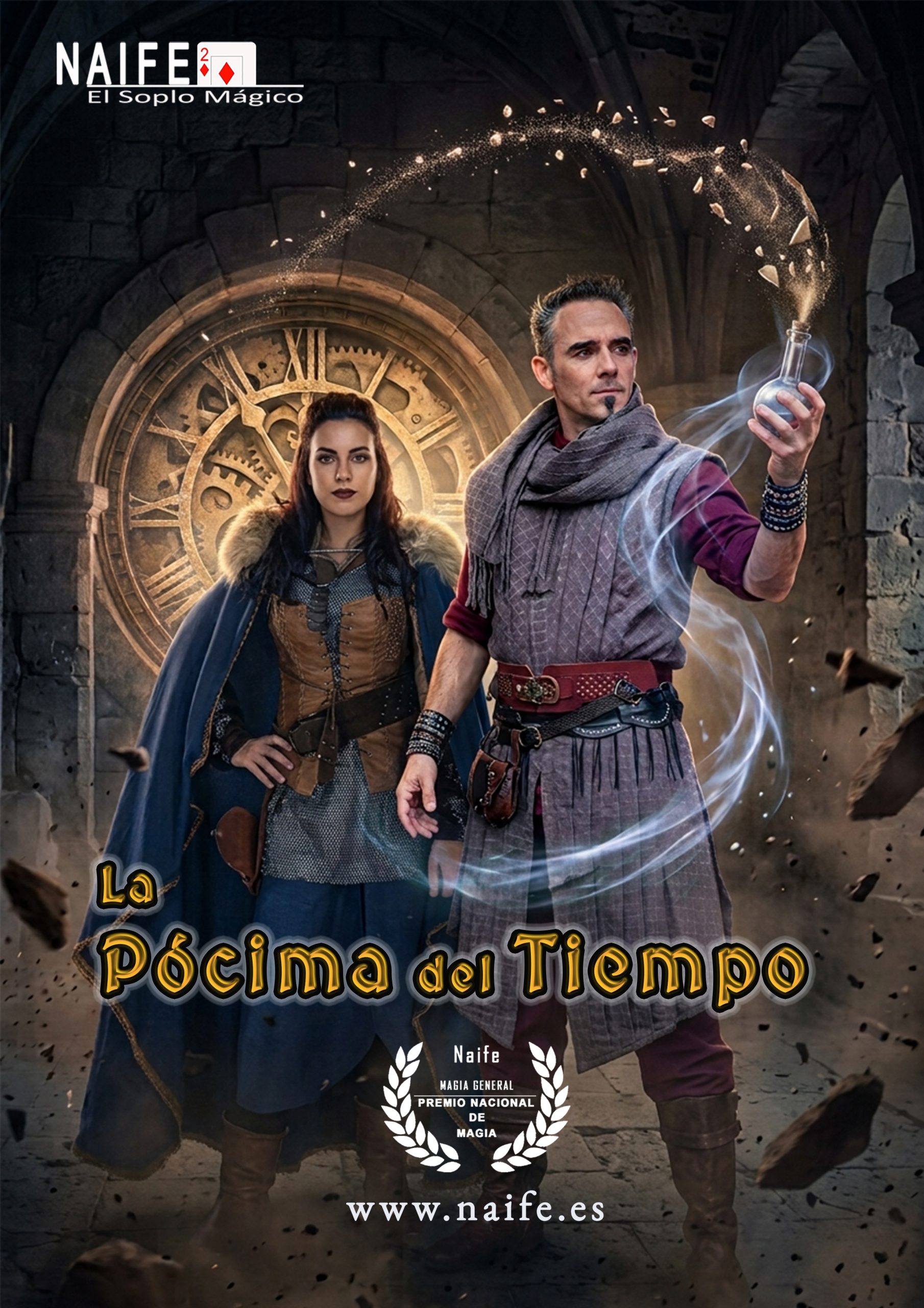 Cartel La Pócima del Tiempo